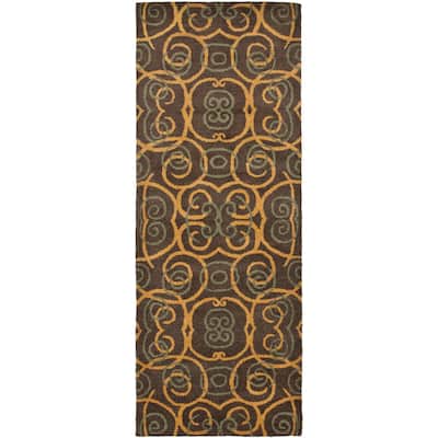 SAFAVIEH Handmade Rodeo Drive Baylie Mid-Century Modern Abstract Wool