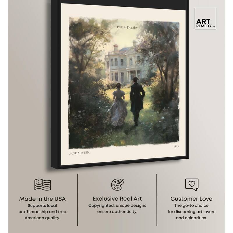 Pride and Prejudice Scene Canvas by Art Remedy