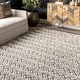 preview thumbnail 8 of 7, Nuloom Boho Ivory Handmade Casual Lavish Diamond Overstriped Area Rug