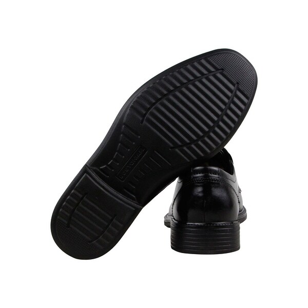 clarks mens black lace up shoes