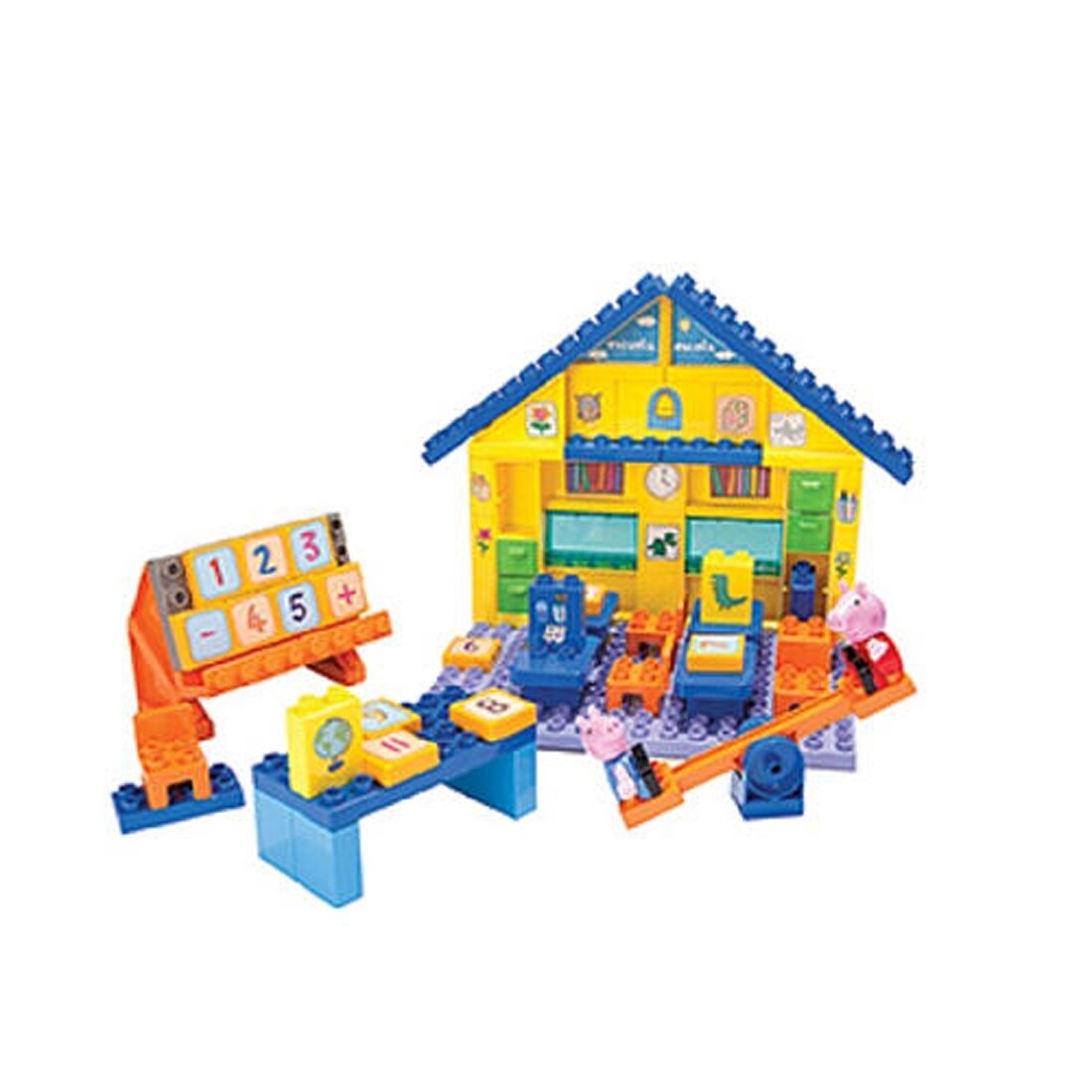 peppa pig classroom construction set