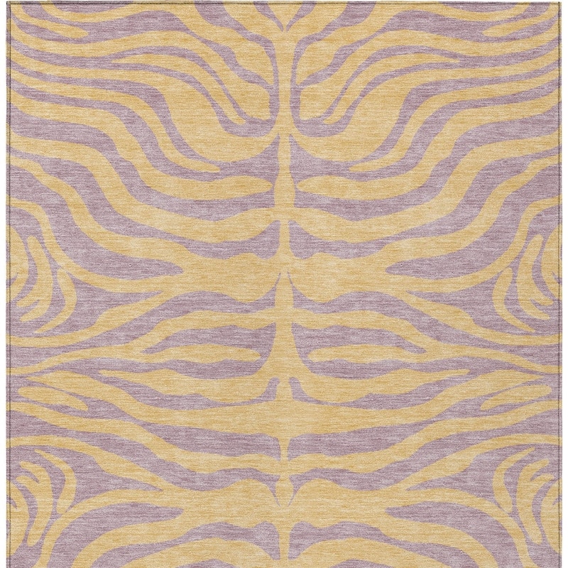 HomeRoots Animal Print Transitional Rectangle Outdoor Rug