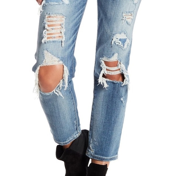 distressed straight leg jeans womens