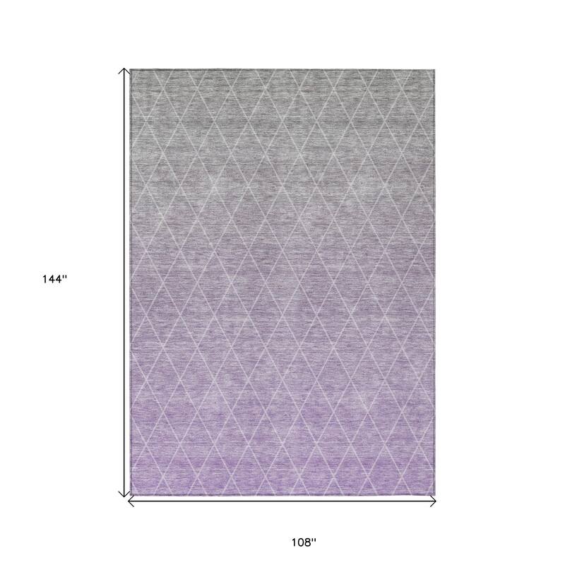HomeRoots Geometric Transitional Rectangle Outdoor Rug