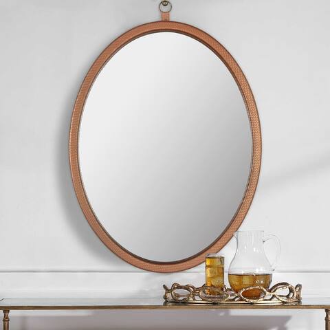 23.62x29.92inch Wall Mirror Mordern Oval Wall Mounted Bathroom Mirror Oval Vanity Mirror for Living Room Bedroom