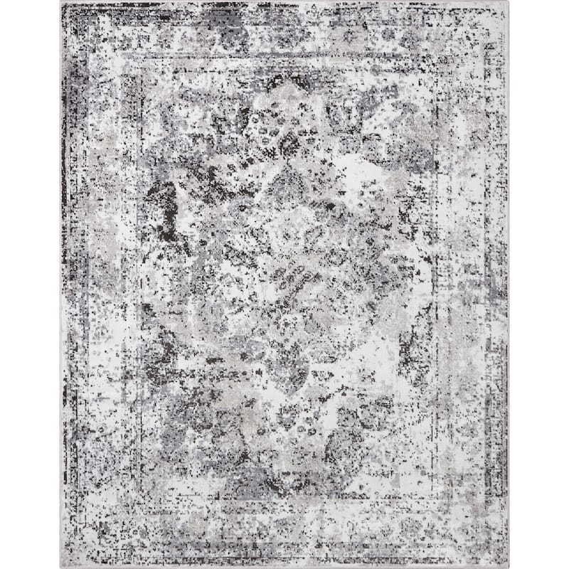 Well Woven Zazzle Patras Vintage Oriental Area Rug - 5' 3" x 7' 3" - Ivory - Rectangle