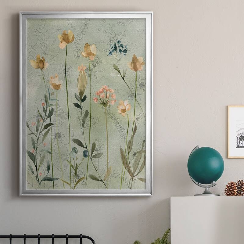 Botanical Sketchbook Premium Framed Print - Ready to Hang