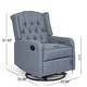 preview thumbnail 22 of 44, Mohaven Contemporary Tufted Wingback Swivel Recliner by Christopher Knight Home