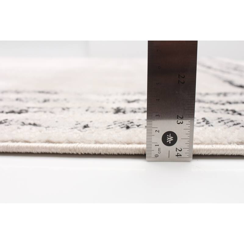 ECARPETGALLERY Pietra Ivory Casual Rug