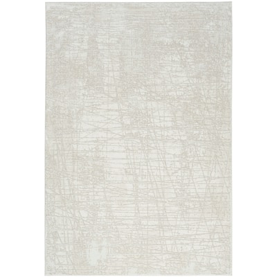Nourison Home Texture Indoor only Cream / Ivory Abstract Area Rug