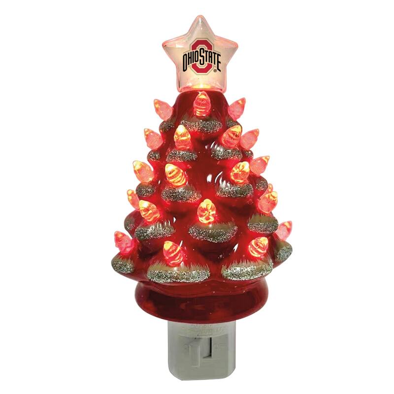 6.5" Ohio State Xmas Tree Nite Lite