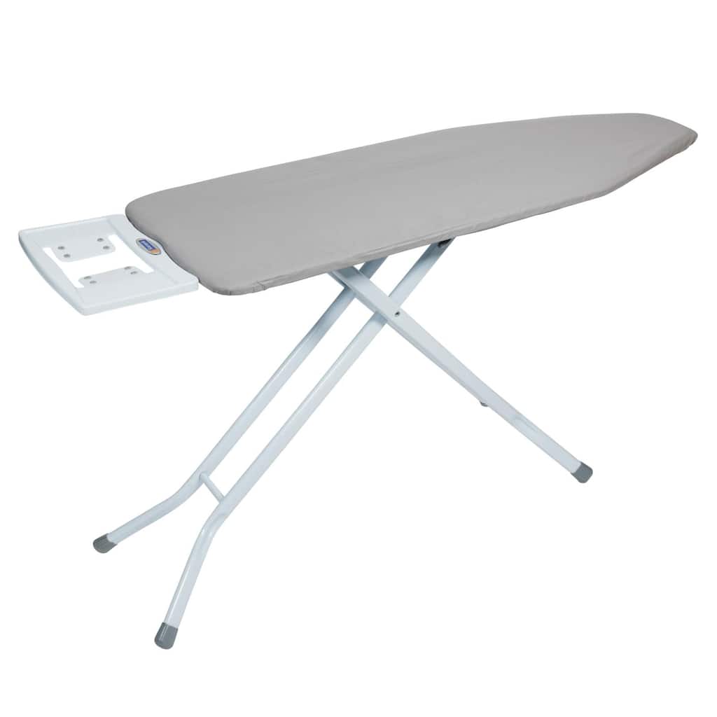 Steel Mesh Ironing Board with Solid Steam Iron Rest and Cotton Cover, 1650-18
