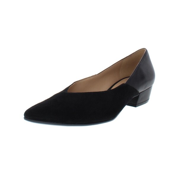 naturalizer betty suede and leather pumps
