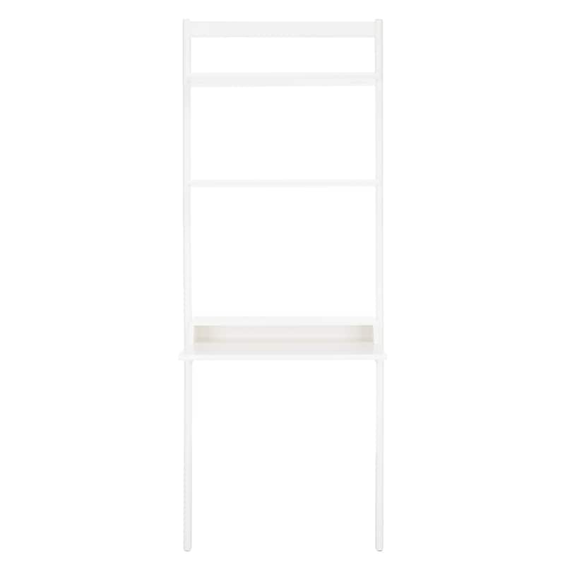 SAFAVIEH Leoma 2-Shelf Leaning Desk - White