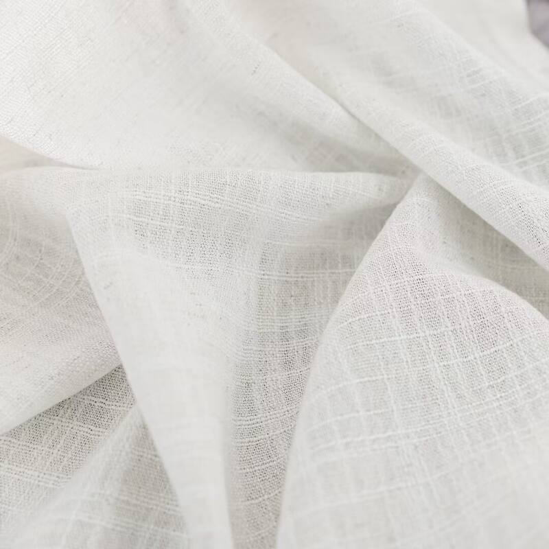 Linen Texture Light Filtering Grommet Panel Pair