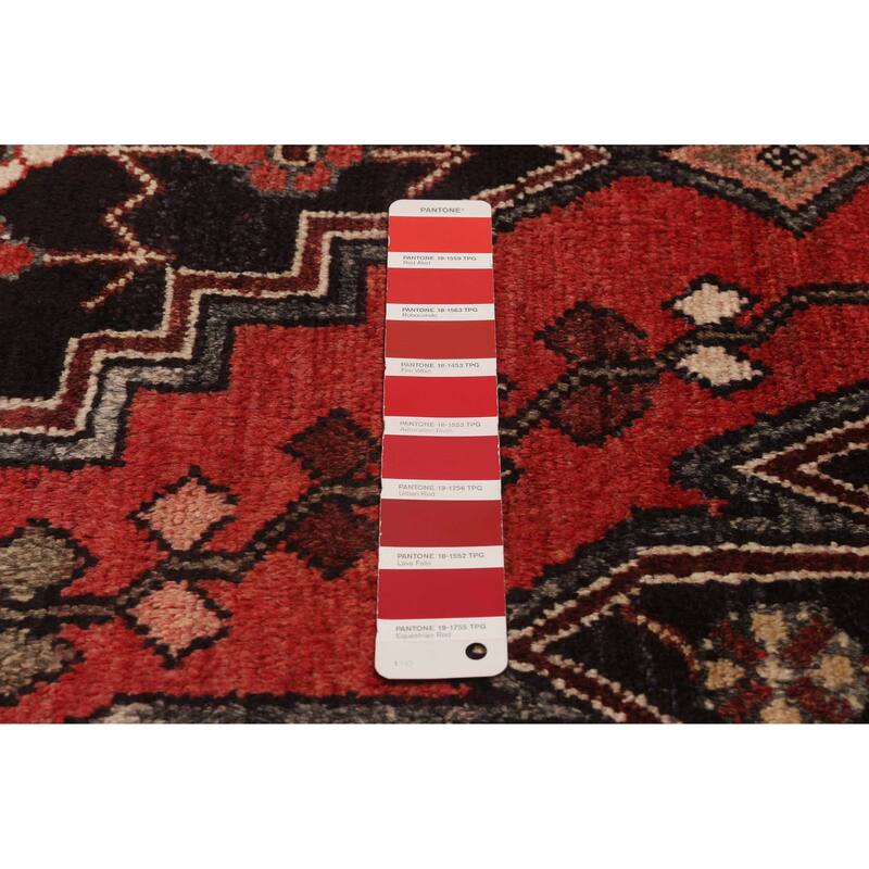 ECARPETGALLERY Hand-knotted Anadol Red Wool Rug - 3'6 x 10'0