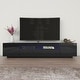 preview thumbnail 15 of 15, Miami 200 Modern 79-inch TV Stand Black
