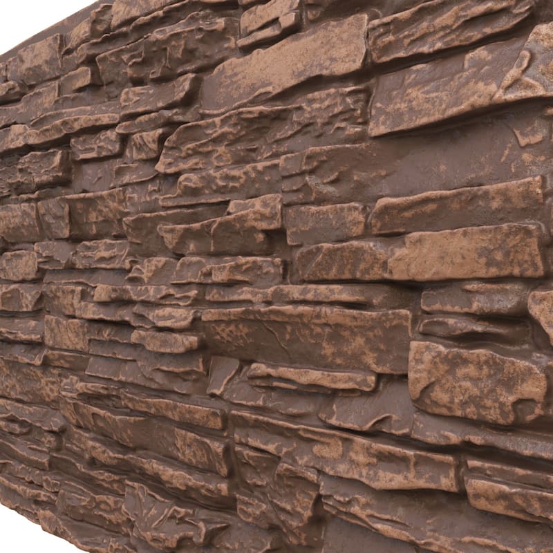 Canyon Ridge Stacked Stone, EverStone Faux Stone Siding Panel