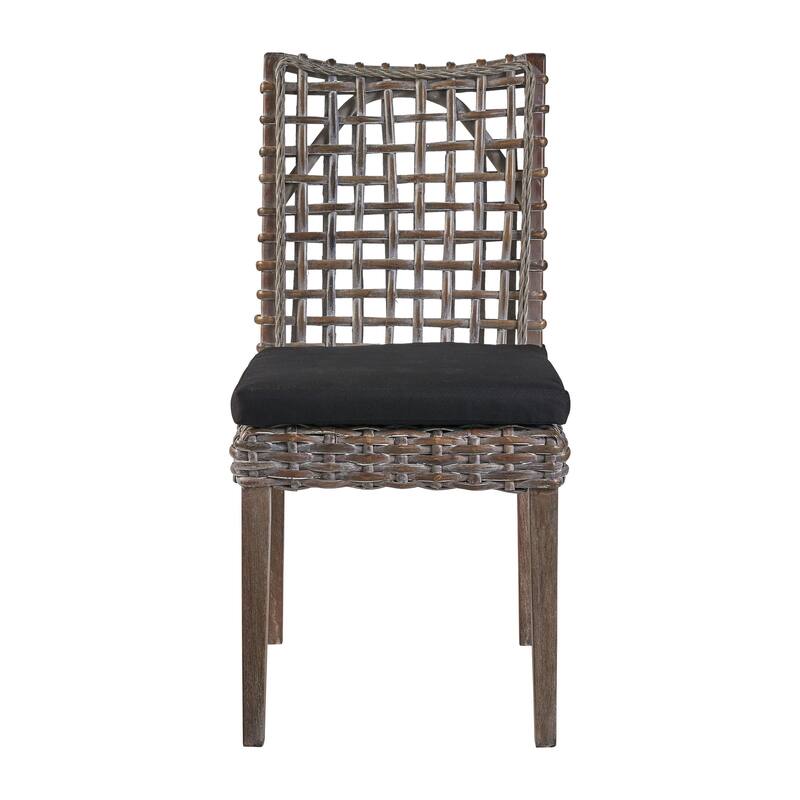 Exodis Mahogany Upholstered Dining Chair, Brown