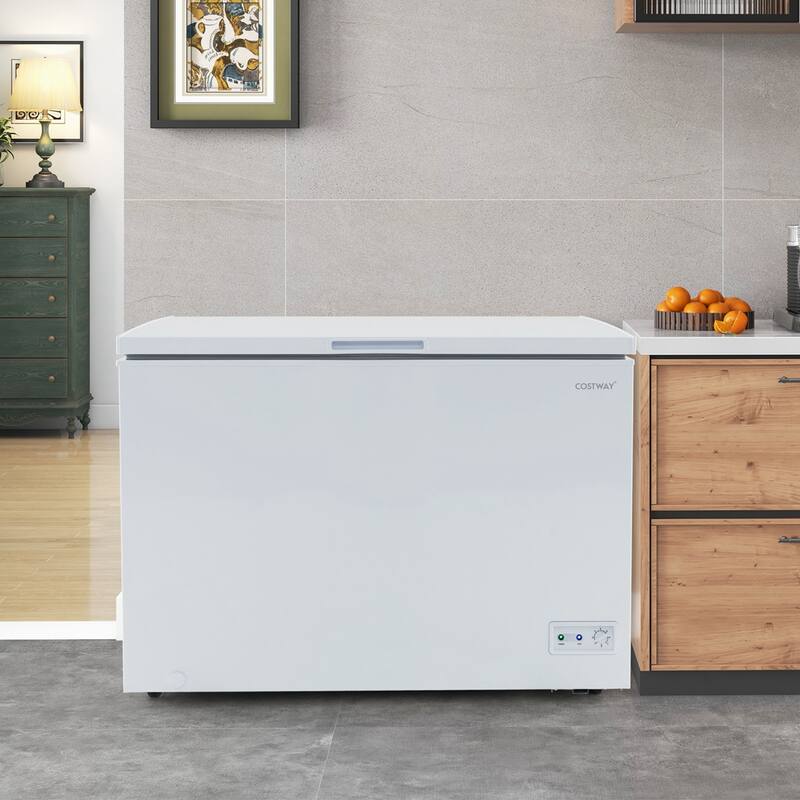 Costway 10 Cu. Ft. Chest Compact Freezer with 7-Level Temperature, - See Details