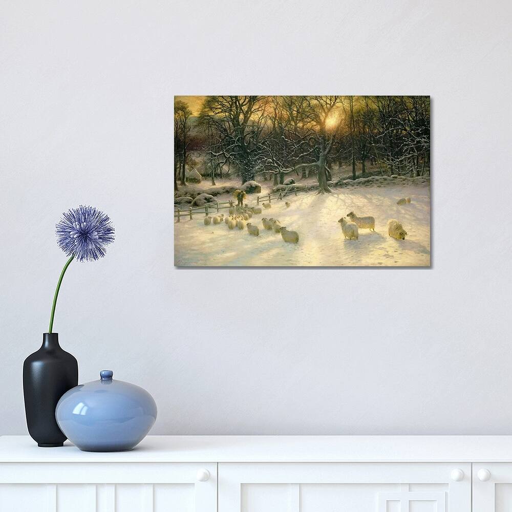 iCanvas "The Shortening Winter's Day is Near a Close " by Joseph Farquharson Canvas Print