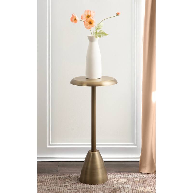 Kate and Laurel Morizet Round Metal Table