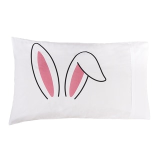 Easter Bunny Ears 100% Cotton Printed Standard Pillowcase 20" x 30" - Bed Bath & Beyond - 39192646