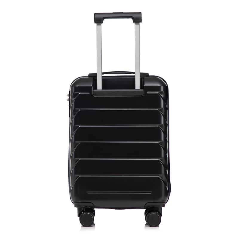 14"/20" ABS Spinner Wheel Luggage w/Combination Lock & Cosmetic Case