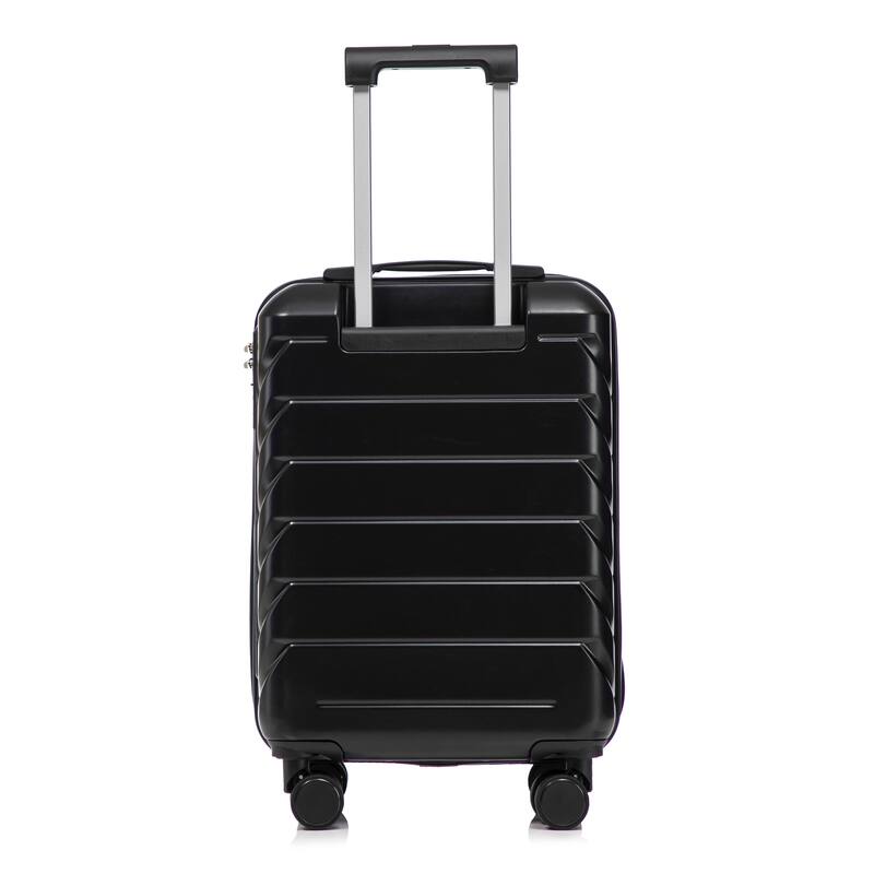 14In 20In 2 pcs in ABS Spinner Wheel Luggage, with Combination Lock,14" Cosmetic Case