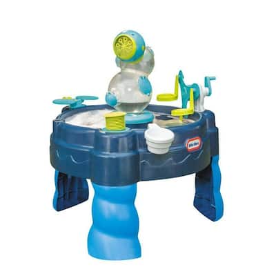 3-in-1 Water Table with Bubble & Foam Machine Activity and Accessory Set