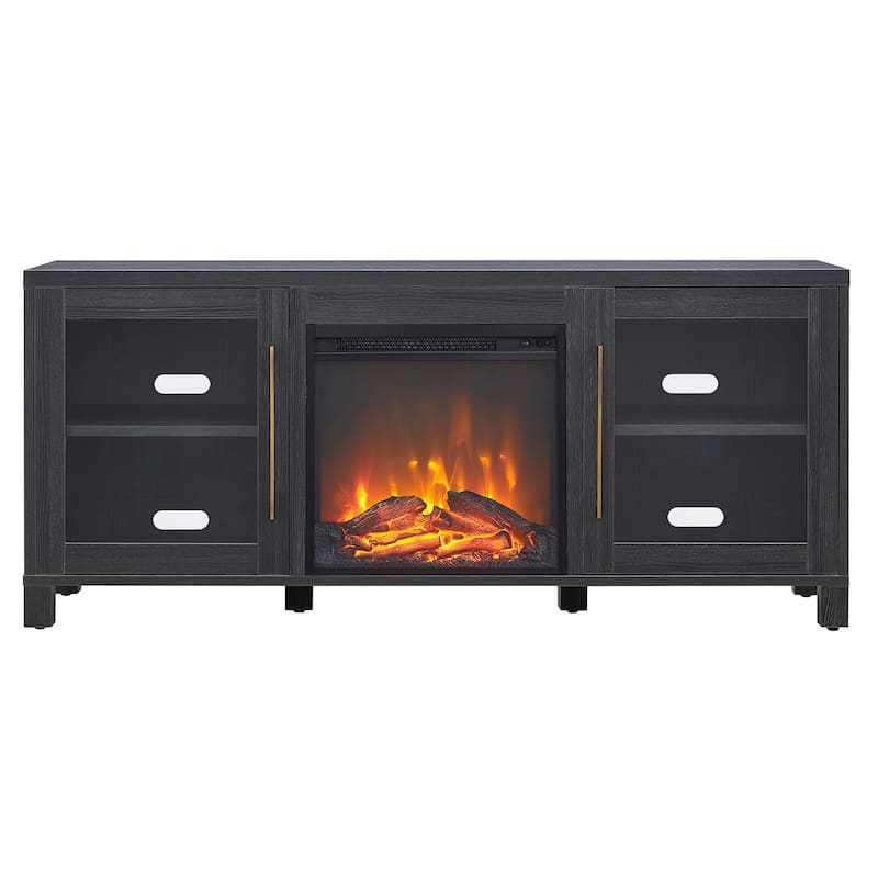 Quincy TV Stand with Fireplace Insert