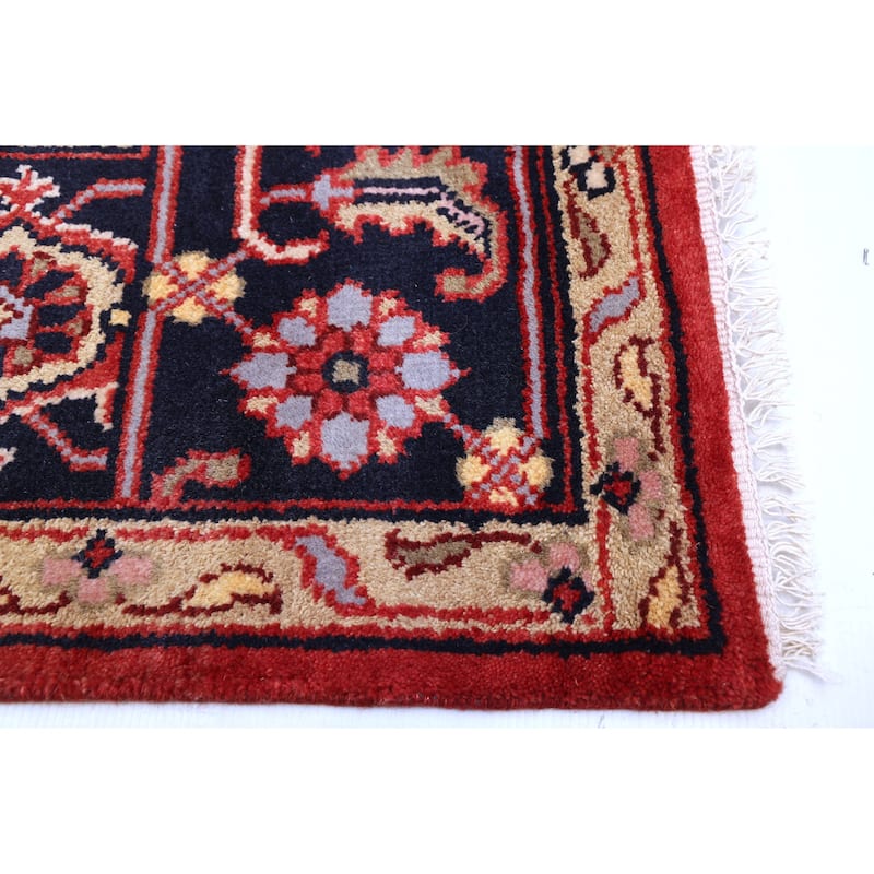 ECARPETGALLERY Hand-knotted Serapi Heritage Red Wool Rug - 8'9 x 11'9