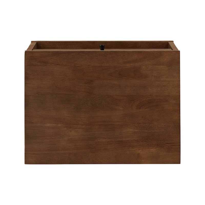 Frey 1-Drawer Brown Finish Wood Nightstand by iNSPIRE Q Modern