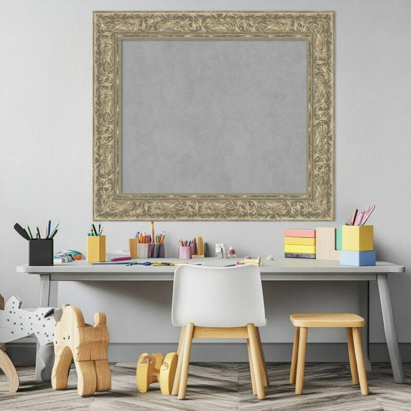 Amanti Art Luxe Antique Silver Framed