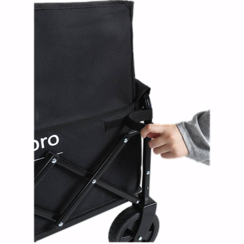 Expandable Dual-Layer Utility Wagon with 100% Extra Space, Ideal for Grocery Cart