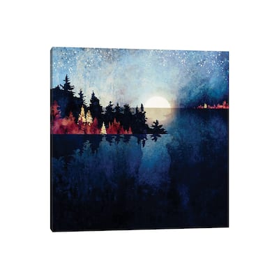 iCanvas "Autumn Moon Reflection" by SpaceFrog Designs Canvas Print