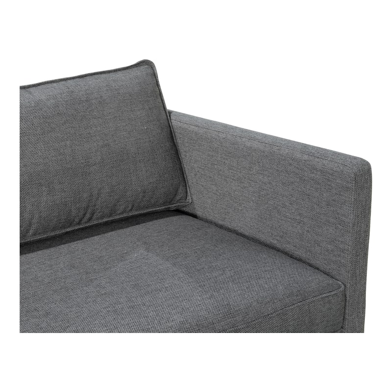 Aurelle Home Majestic Scandinavian Modern Velvet Sofa