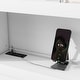 preview thumbnail 4 of 22, Full Size Bed Frame with Trundle, Drawers, and USB Ports for Modern Spaces, White