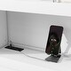 preview thumbnail 5 of 32, Modern Design Platform Bed Storage in Headboard, with Trundle, Drawers and USB Plugs, Full Size