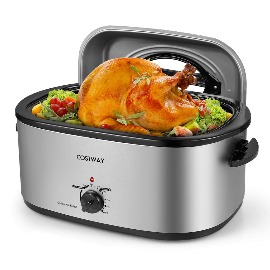 Costway 22 QT Electric Roaster Oven with Visible & Self-Basting Lid, - See Details