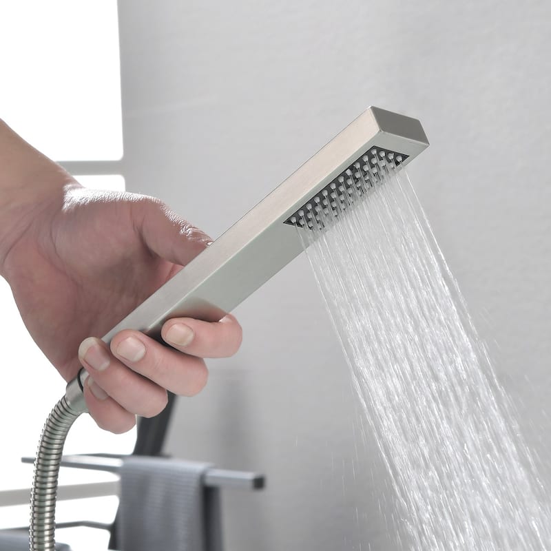 Floor Mounted Freestanding Tub Filler Trim with One Handle
