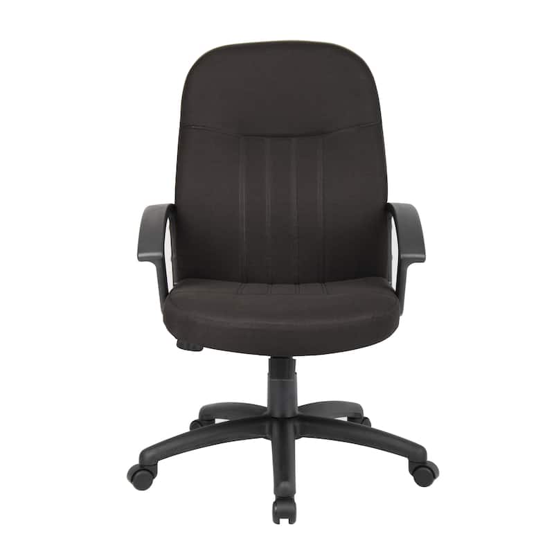 Boss Mid Back Fabric Managers Chair In Black