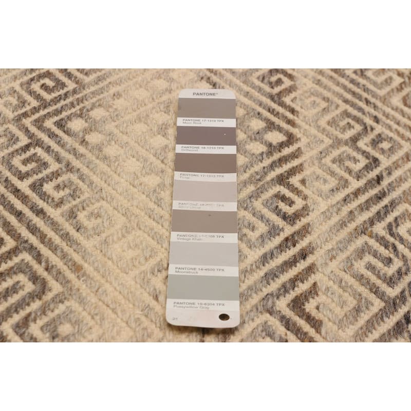 Nevada Taupe Kilim 5'1" x 7'9" - 5'1 x 7'9