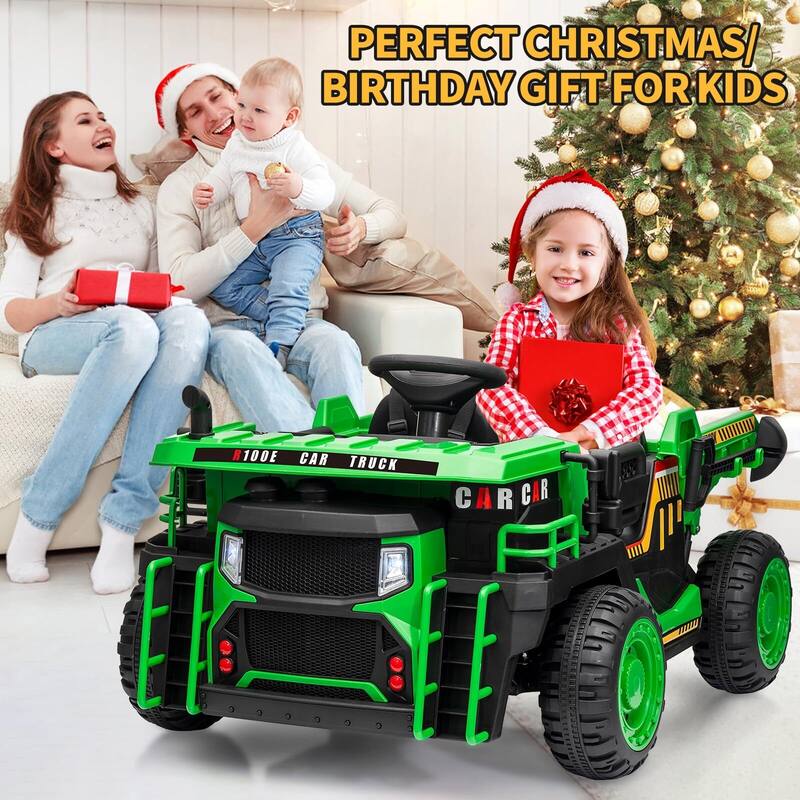24V 2 Seater Kids Ride On Dump Truck with R/C