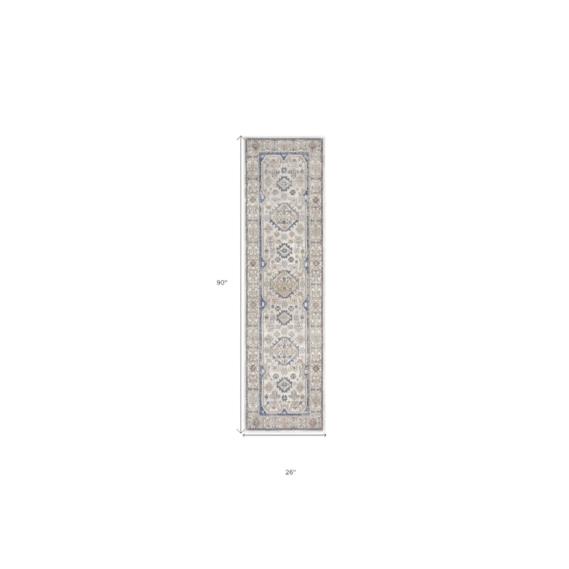 Power Loomed Area Rug - 90' X '26' X '0.5
