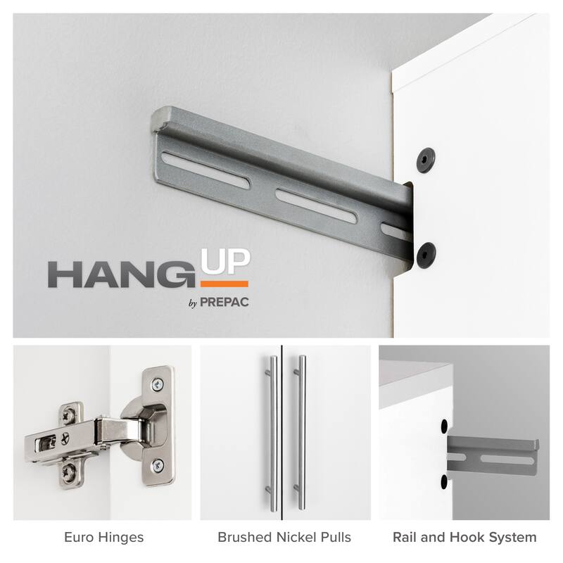Prepac HangUps 3-drawer Base Storage Cabinet.