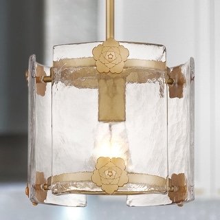 Luxury Cosmopolitan Pendant, 8.25H x 9W, with Posh Style, Light Gold, UQL5440 by Urban Ambiance - 8.25''H x 9''W x 9''D
