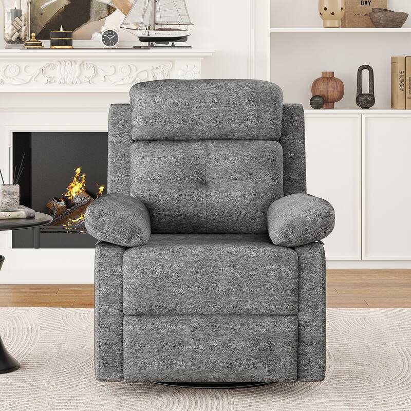 Small Rocker Swivel Recliner Chair for Adults Women for Small Spaces, Bedroom, Living Room