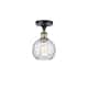 Option Clear Water Glass / Black Antique Brass