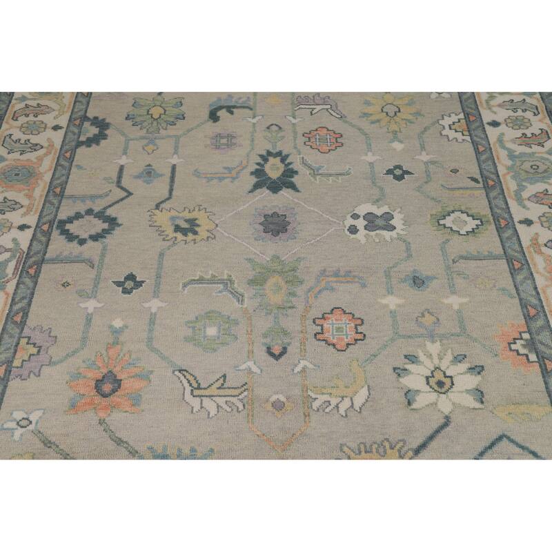 Oushak Indian Area Rug Handmade Oriental Wool Carpet - 8'2" x 10'0"
